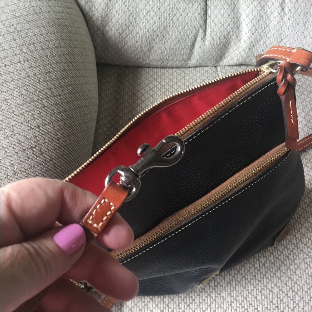 Dooney & Bourke Black pebble leather crossbody purse - Picture 8 of 10
